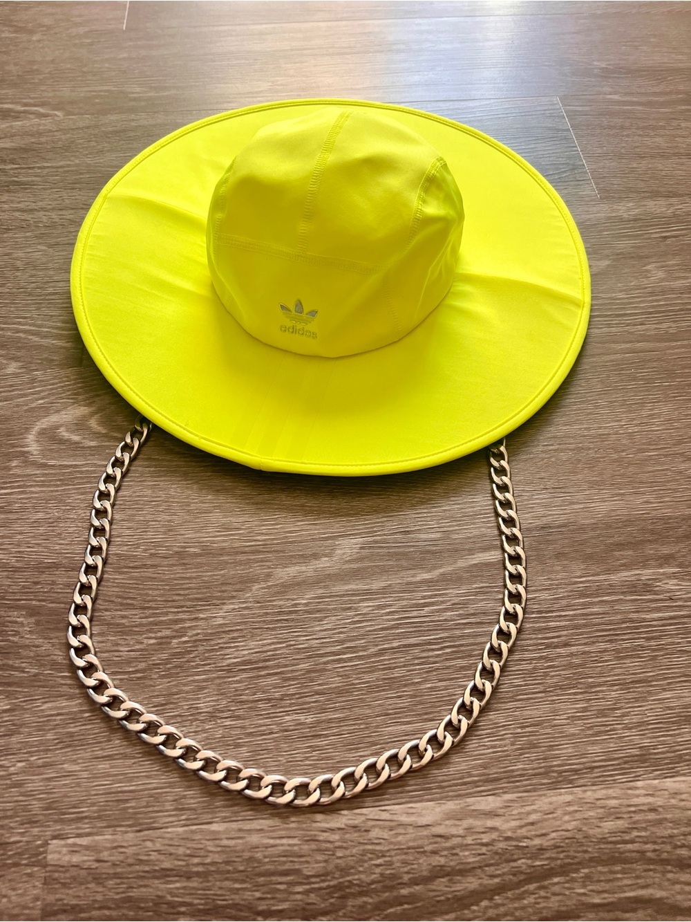 IVY PARK x Adidas Neon Yellow Wide Brim Hat - Picture 3 of 10
